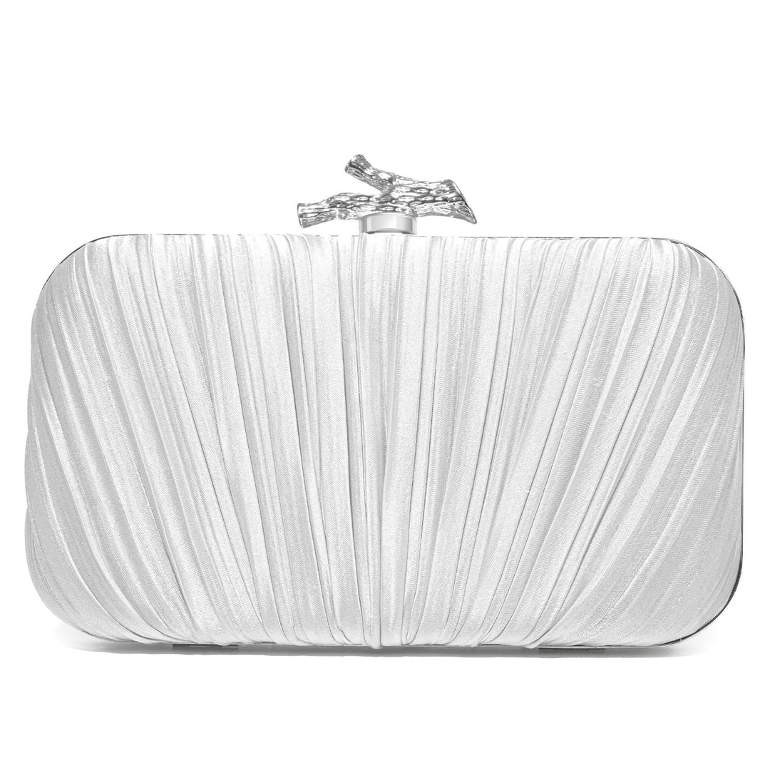 Pleated Clutch Evening Bag