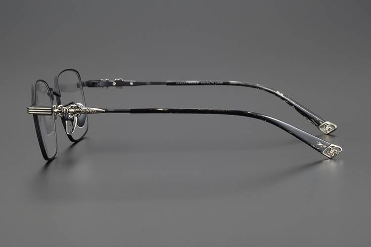 Chrome Hearts-Inspired Retro Dagger Business Eyewear Pure Titanium Frames