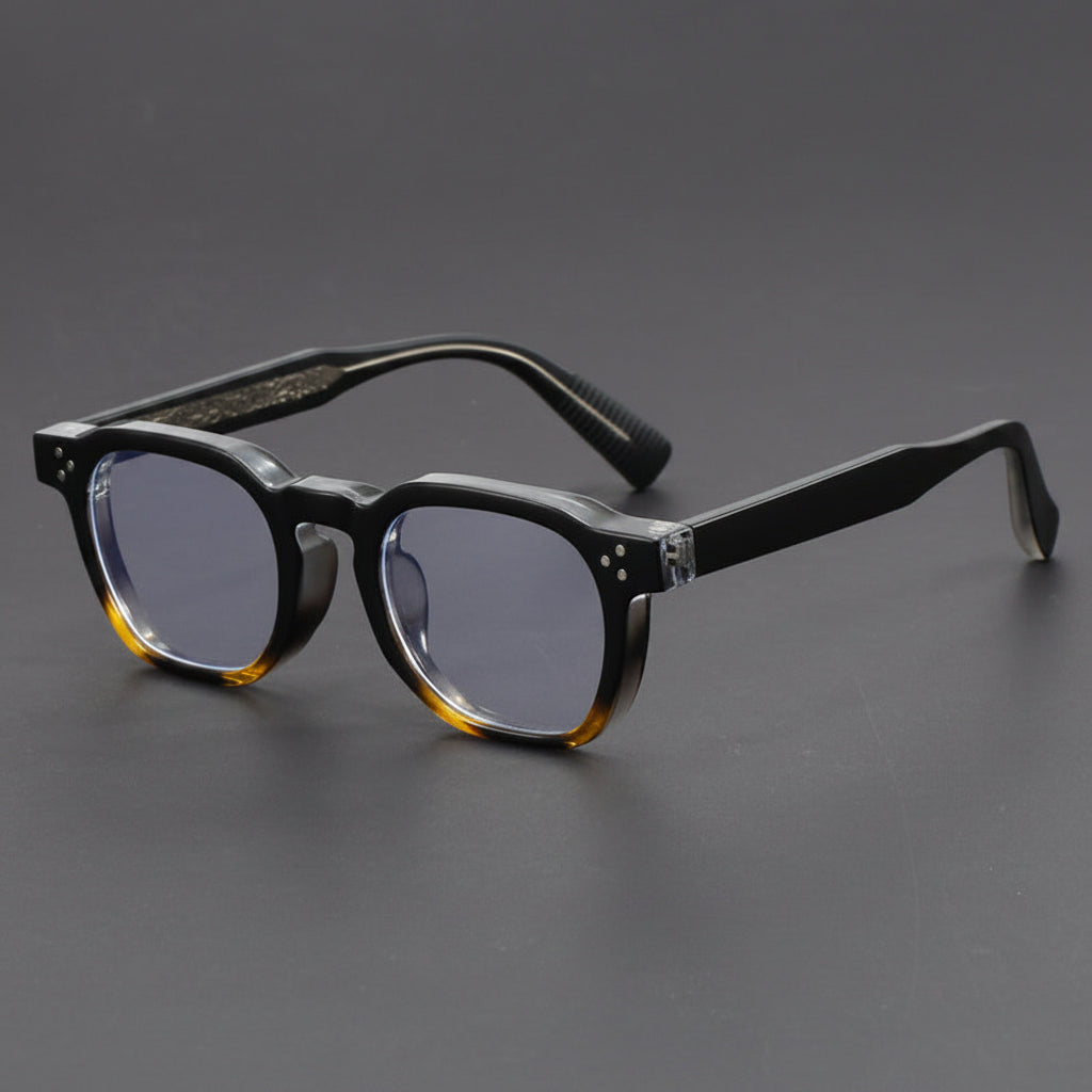 Classic retro square blue light blocking glasses