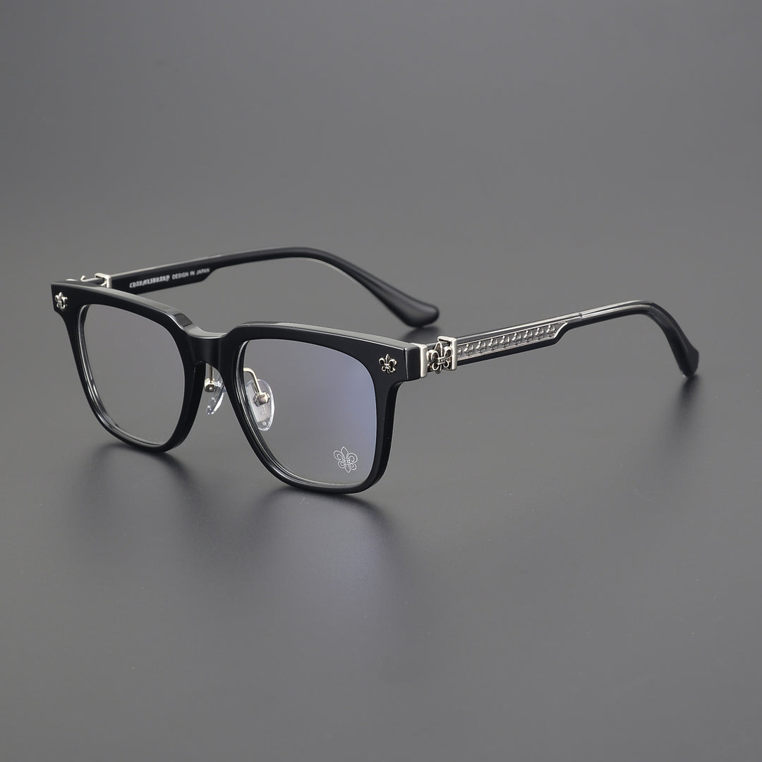 Chrome Hearts-Style Retro Acetate Eyeglass Frames