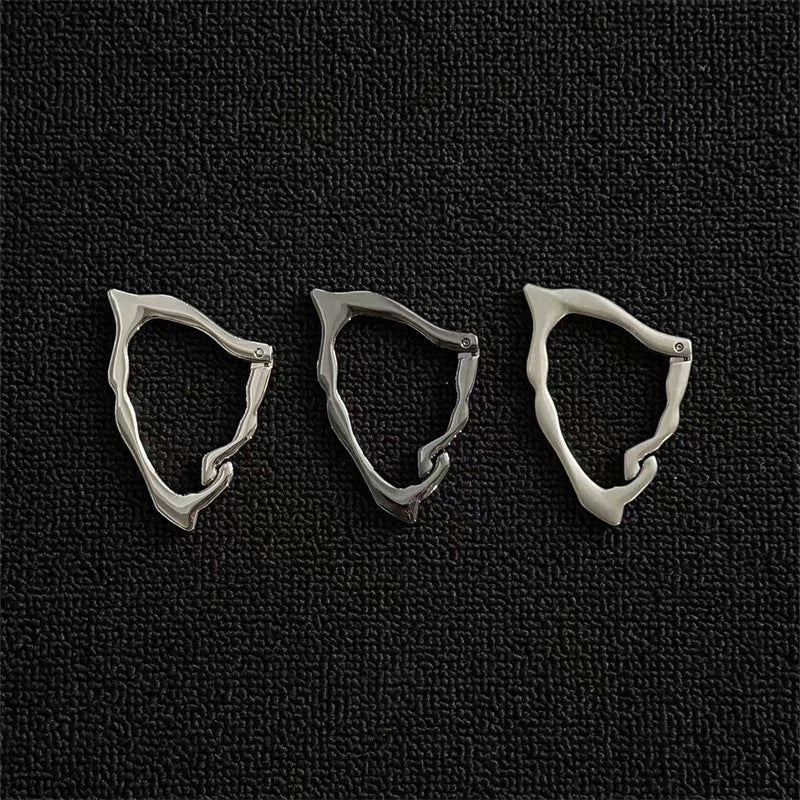 Irregularly shaped keychain/carousel bag charm