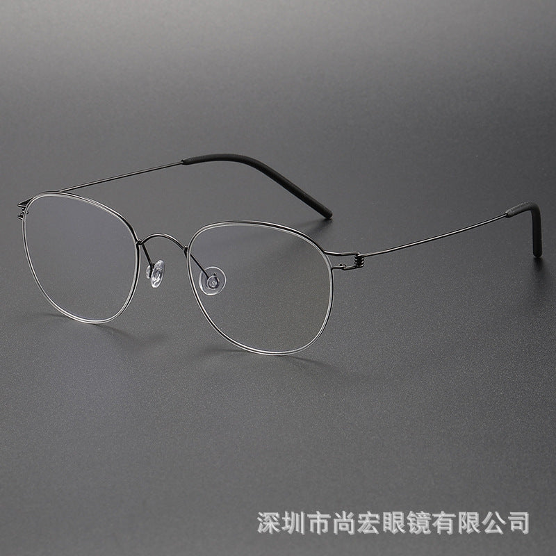 Artistic retro oval full-rimmed glasses frames