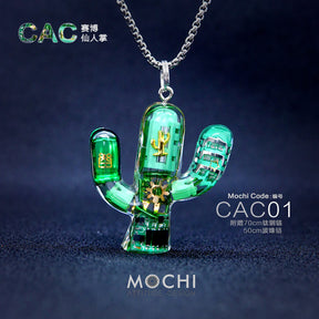 Original Cactus Necklace Delicate Cyberpunk Clavicle Chain