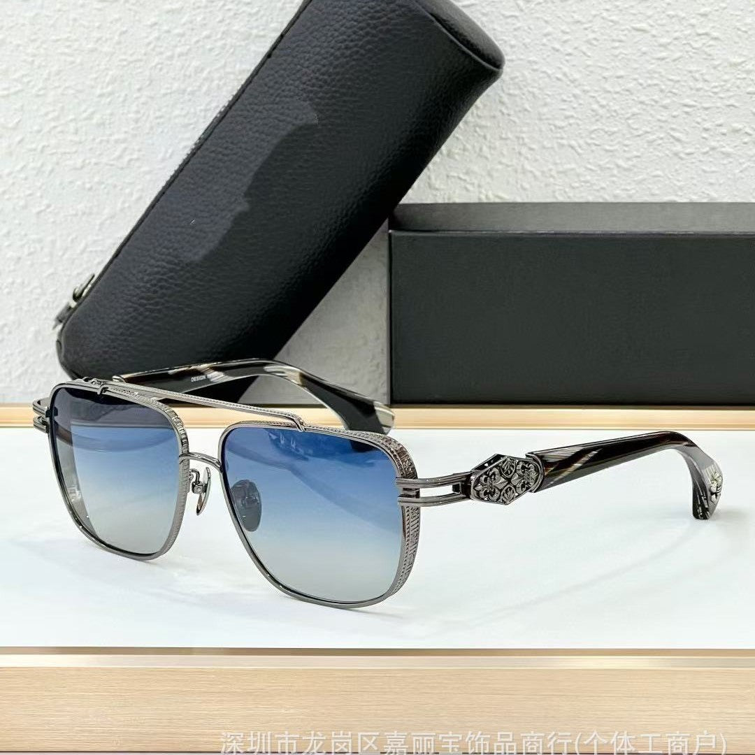 Chrome Hearts Heavy Industry Metal Luxury Sunglasses
