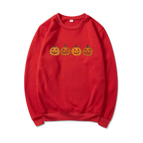 Halloween evil pumpkin head sweatshirt