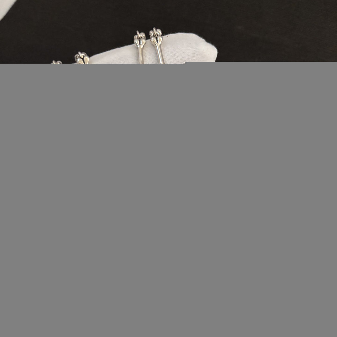 Chrome Hearts Skull and cross bone-inspired OT clasp necklace