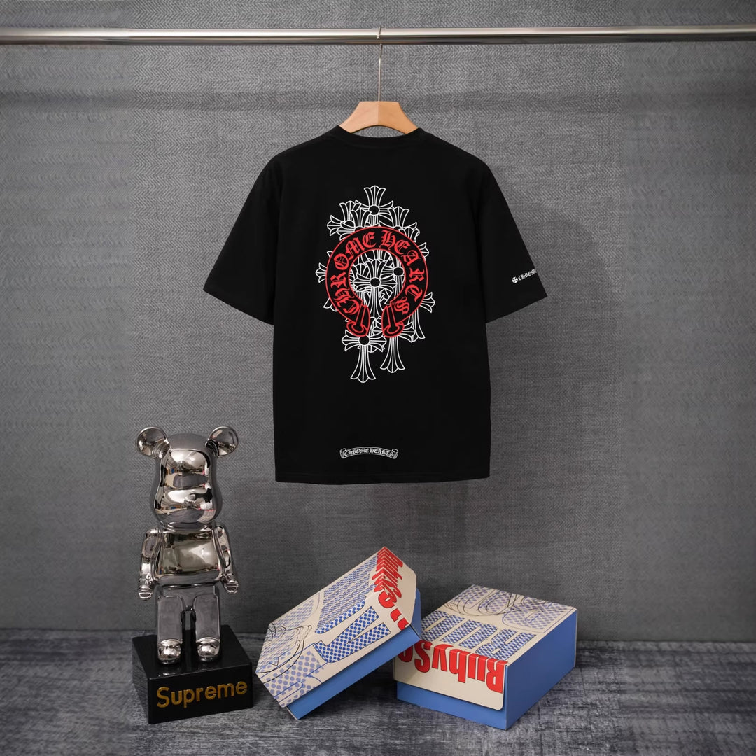 Chrome Hearts Summer Printed Short-Sleeve T-Shirt