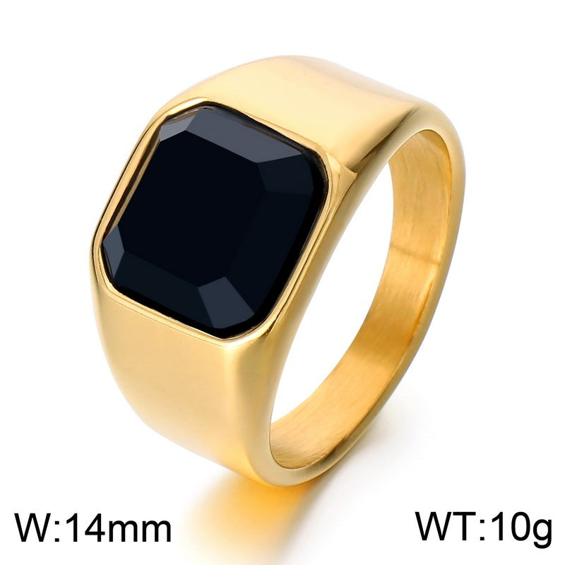 Bold and retro amber stone jewelry