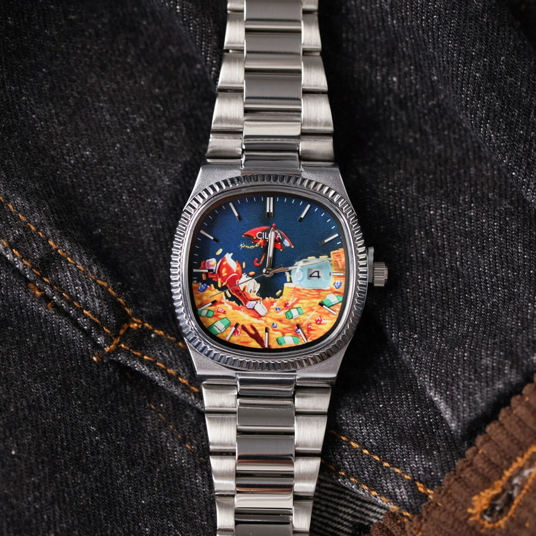 Graffiti Square Men's Watch