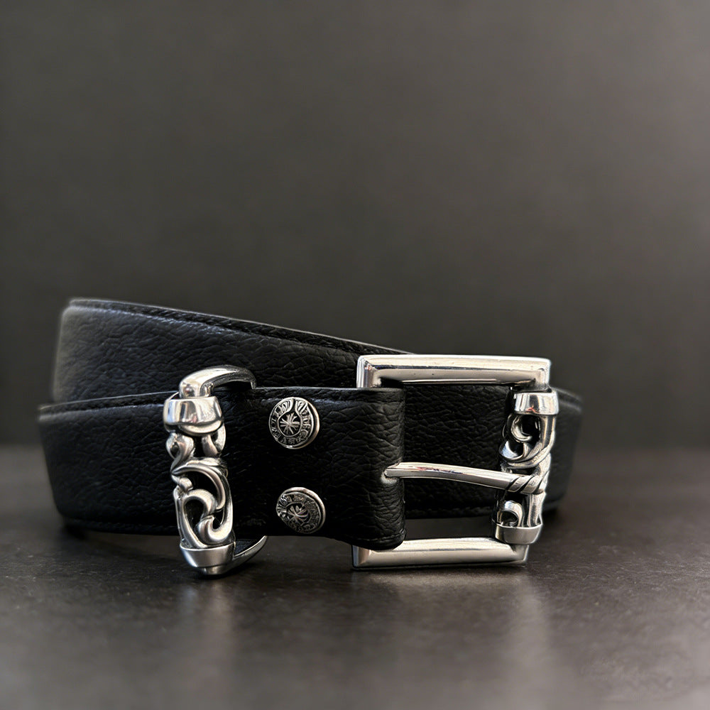 Chrome Hearts Retro Cross Buckle Belt