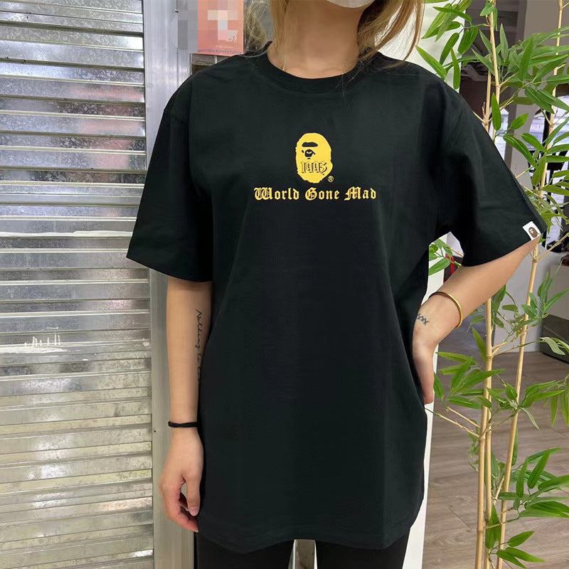 BAPE cartoon Ape print short-sleeved T-shirt