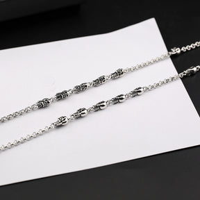 chrome hearts skull necklace