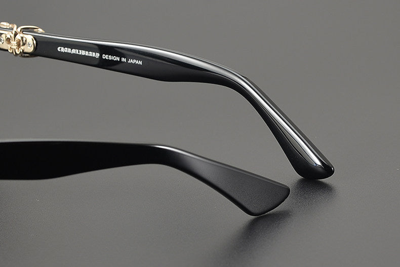 Chrome Hearts large frame clear lens glasses