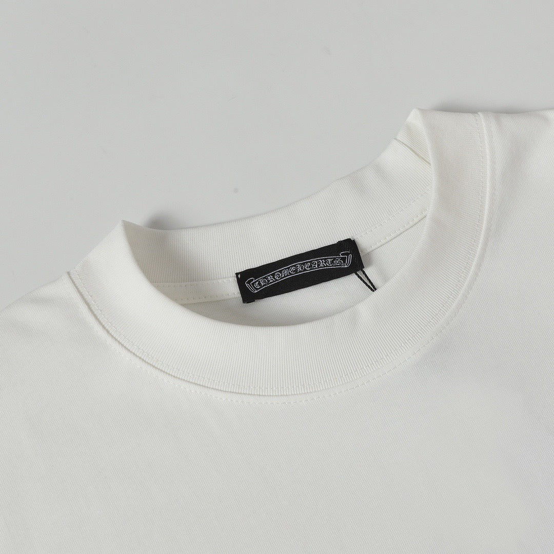 Chrome Hearts Personalized Cross Print Short-Sleeve T-Shirt