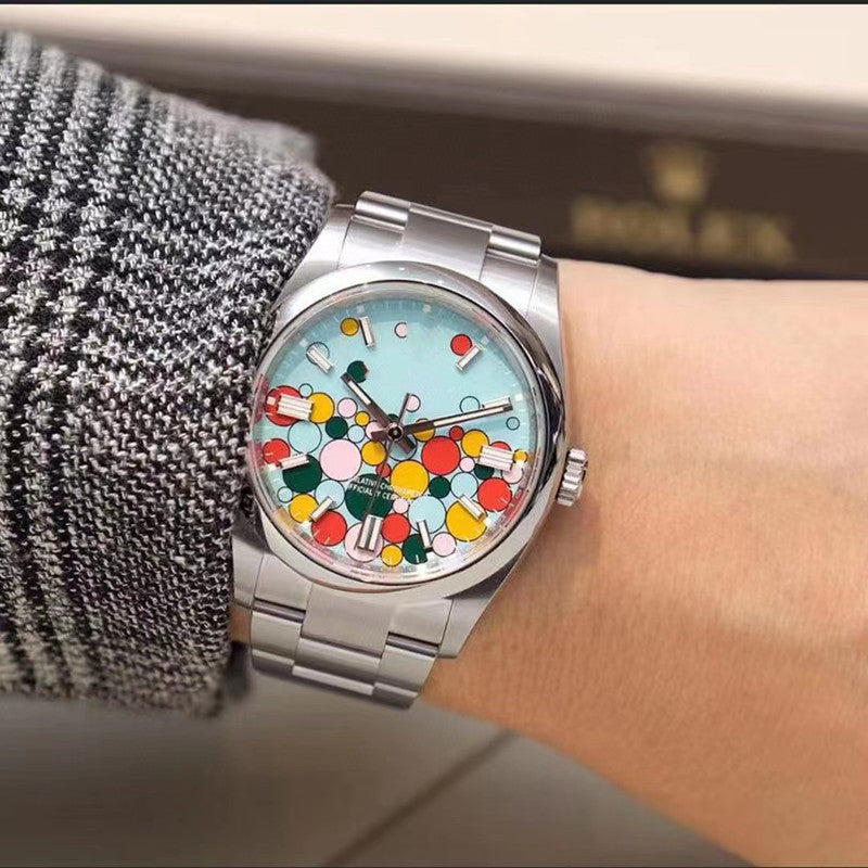 Quartz Couples' Watches with Candy Colored Dials