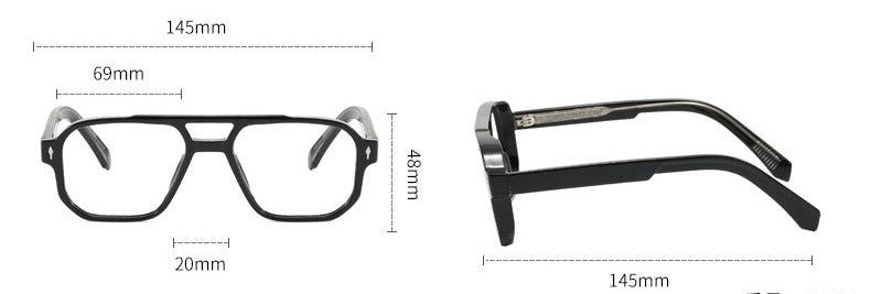 Large Frame Aviator Sunglasses