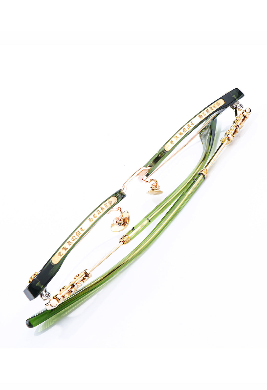 Chrome Hearts Chic Understated Luxury Style Half-Rim Glasses