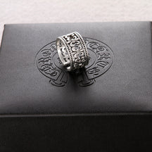 chrome hearts crusader flower anchor open ring