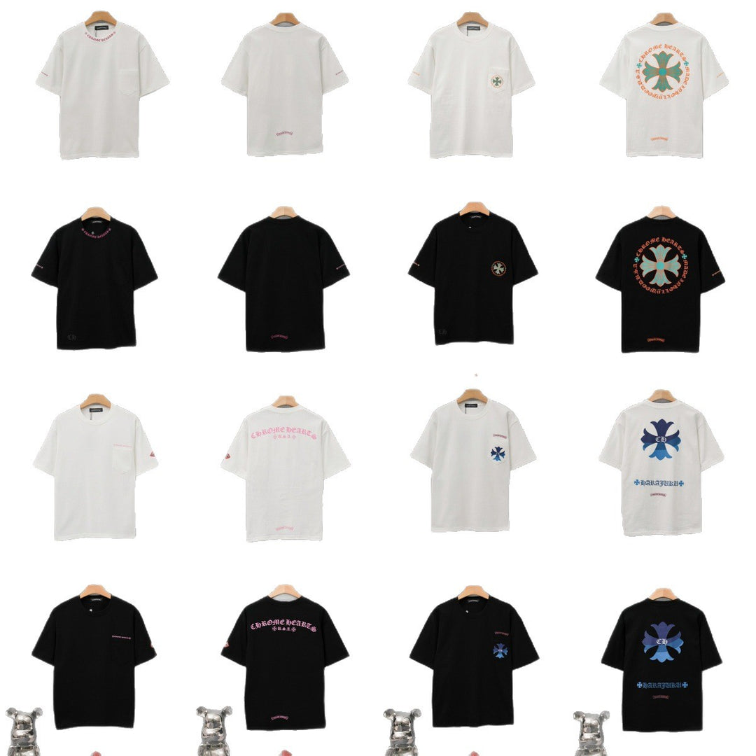 Chrome Hearts Summer Printed Short-Sleeve T-Shirt