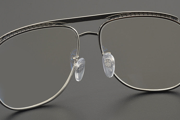 Chrome Hearts Hand-Engraved Aviator Glasses