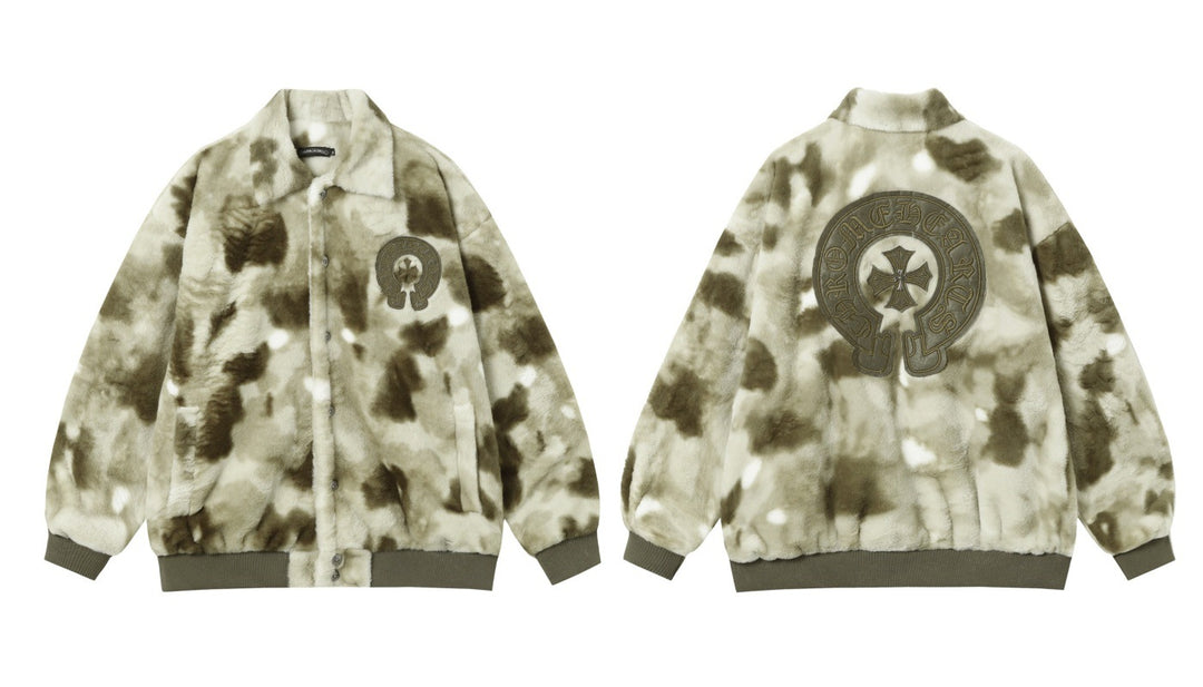 Chrome Hearts Cross Patch Embroidery Baseball Jacket