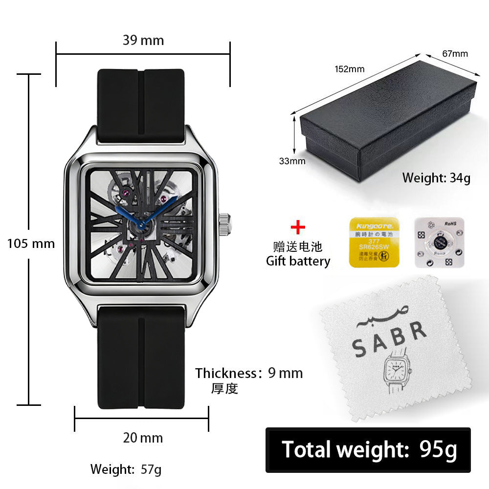 Stylish Waterproof Wristwatch with Calendar