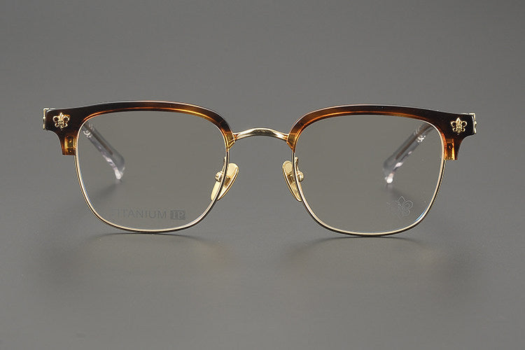 Chrome Hearts Hand-Engraved Vintage Browline Eyeglasses