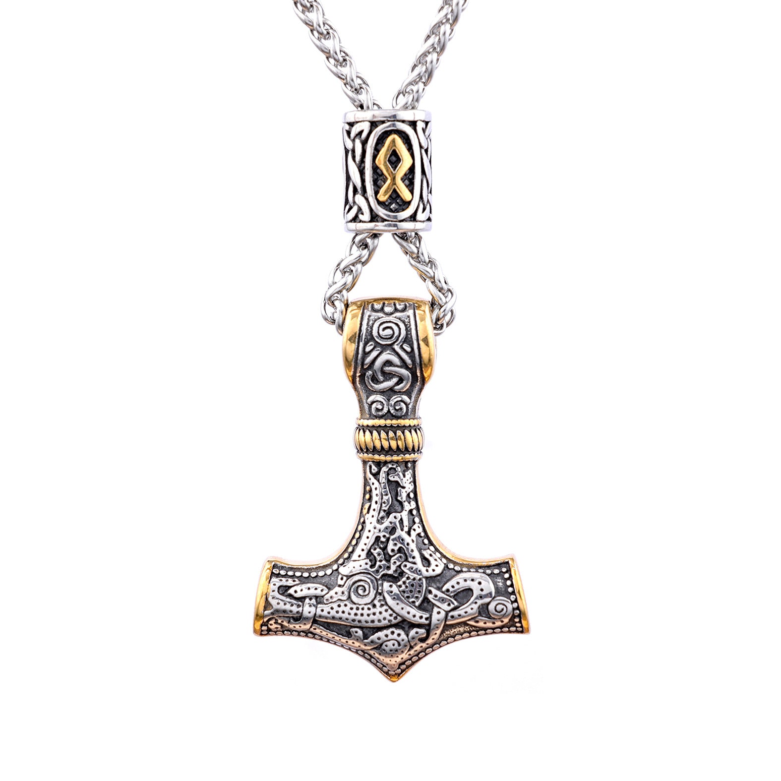 Viking mjolnir necklace