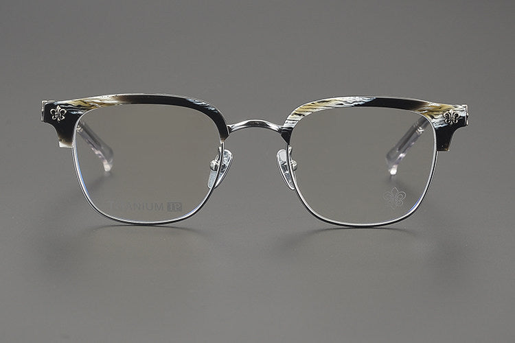 Chrome Hearts Hand-Engraved Vintage Browline Eyeglasses