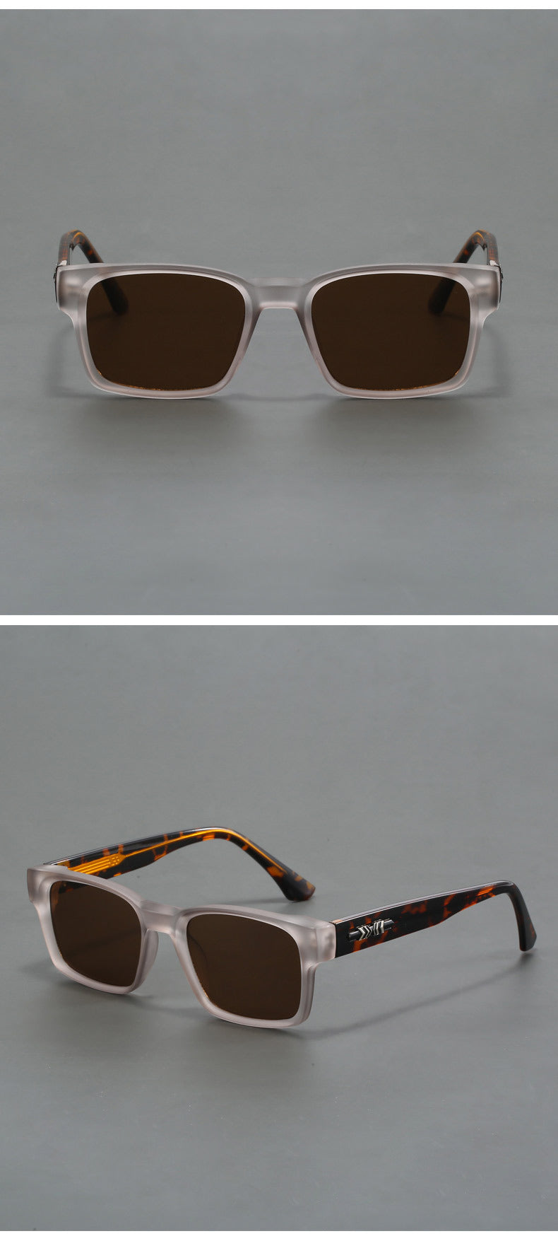 Thick-rimmed anti-blue light photochromic glasses