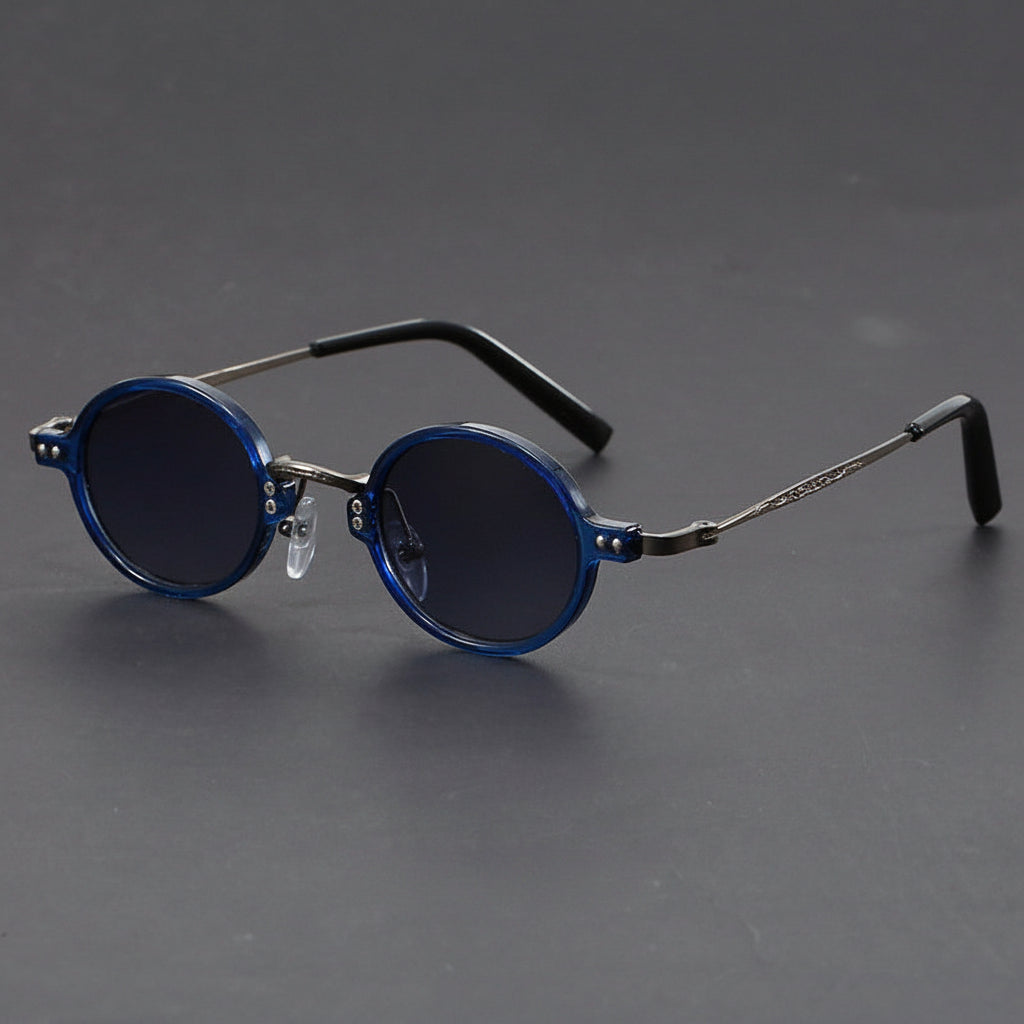Japanese-style craftsmanship small round sunglasses