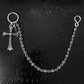 chrome hearts chain waist trouser chain bag chain Key chain chrome hearts dagger