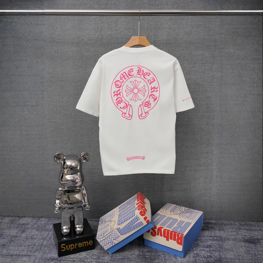 Chrome Hearts Summer Short-Sleeve Printed T-Shirt