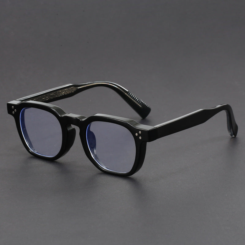 Classic retro square blue light blocking glasses