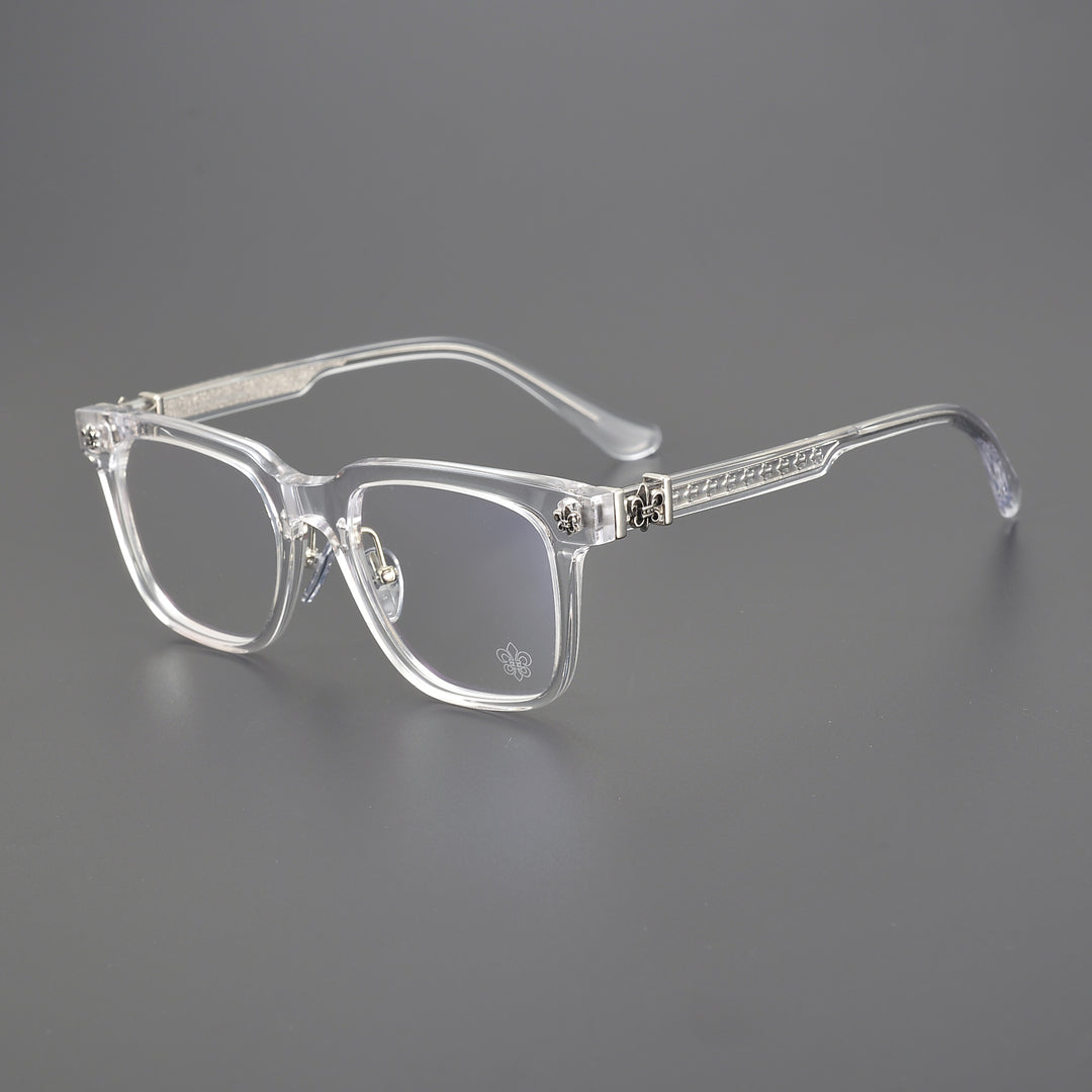 Chrome Hearts-Style Retro Acetate Eyeglass Frames