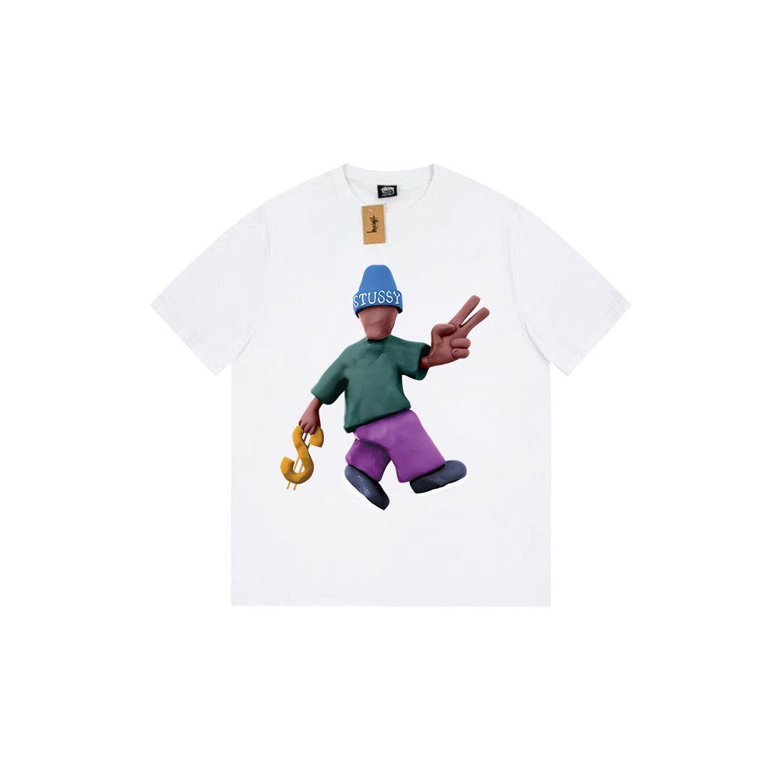 Stussy Classic Basic Loose Fit Short-Sleeve T-Sleeve