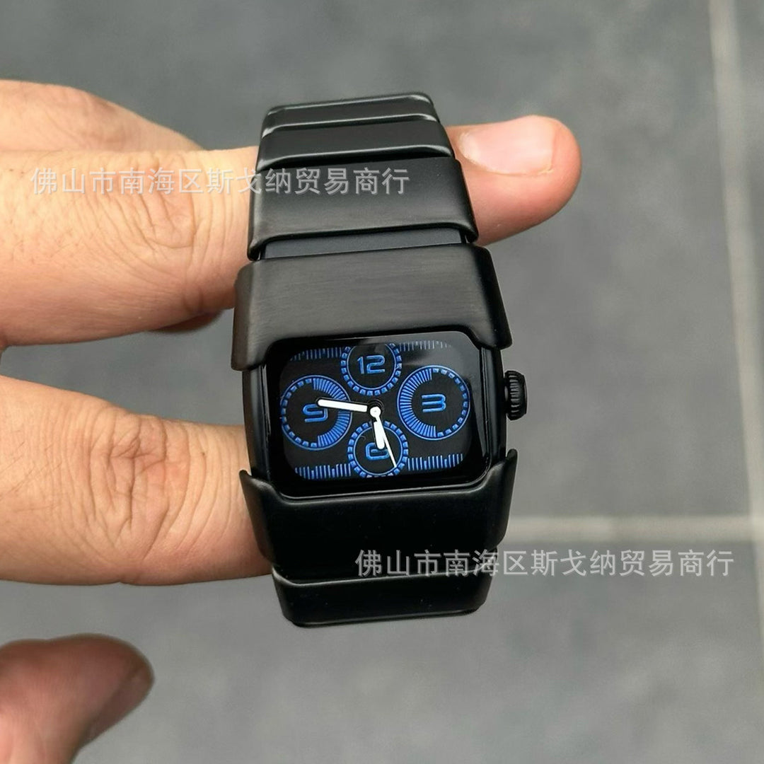 Y2K Futuristic Retro LED Digital Watch