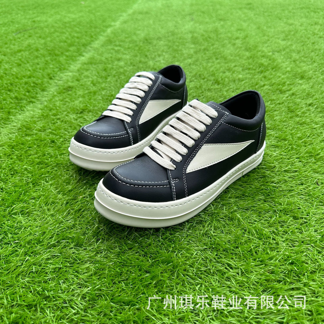 Little Triangle Genuine Leather Casual Skate Shoes