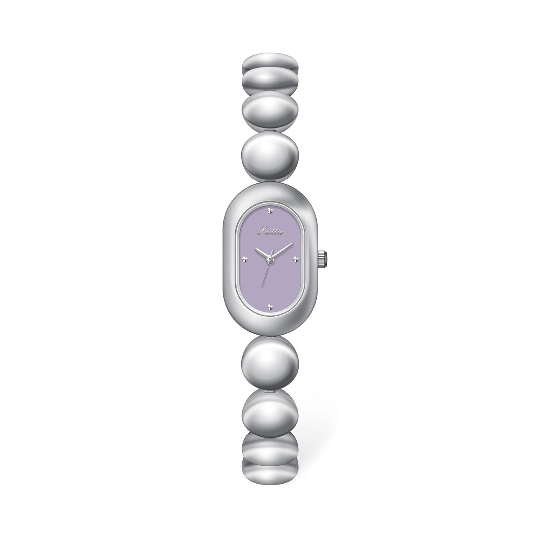 Steel Strap Oval Bracelet Watch