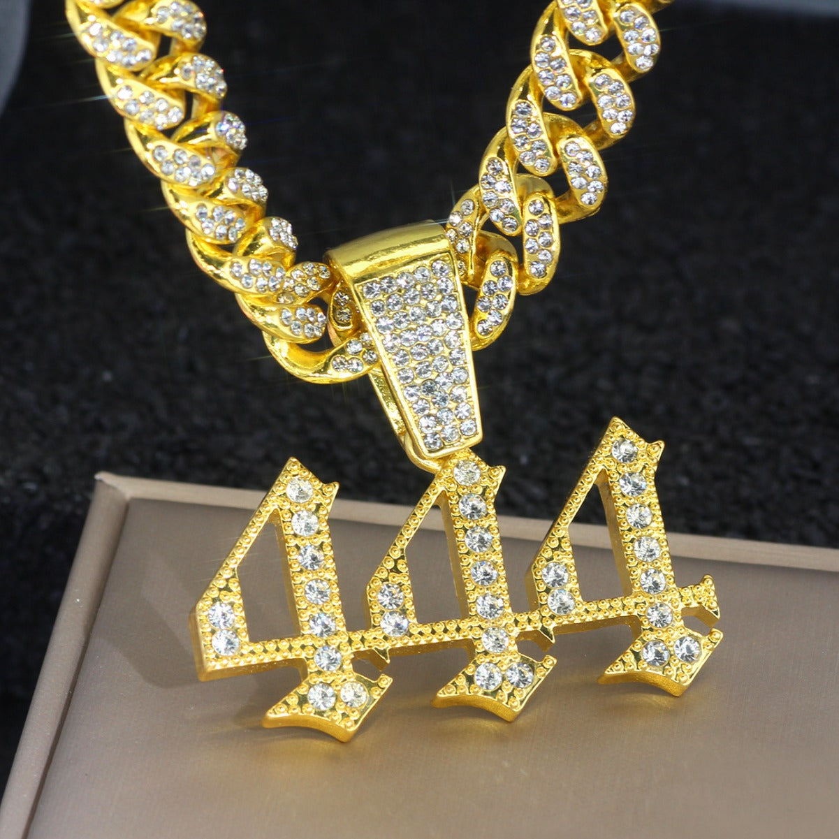 Diamond 444 necklace