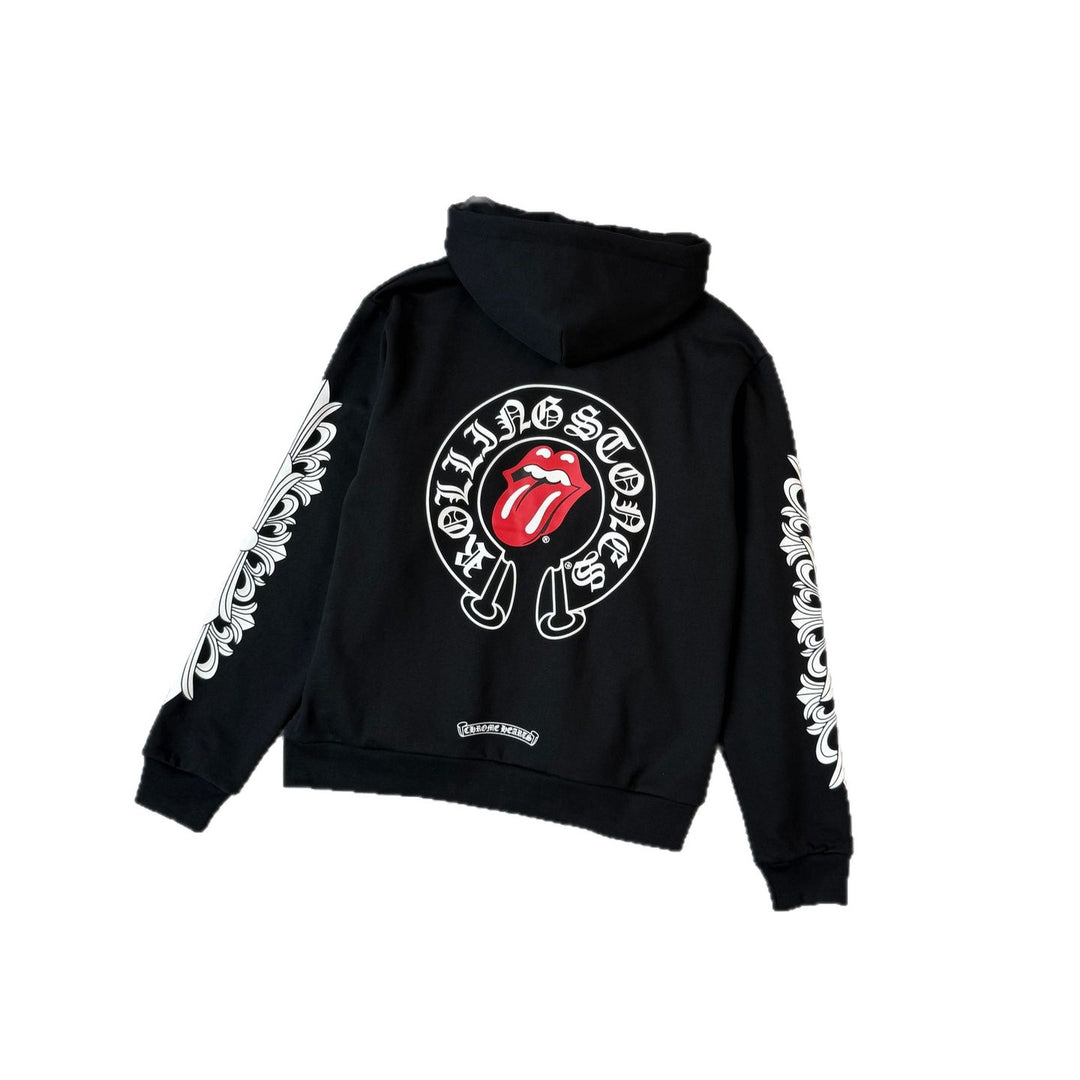 Chrome Hearts Red Lips hooded sweatshirt jacket