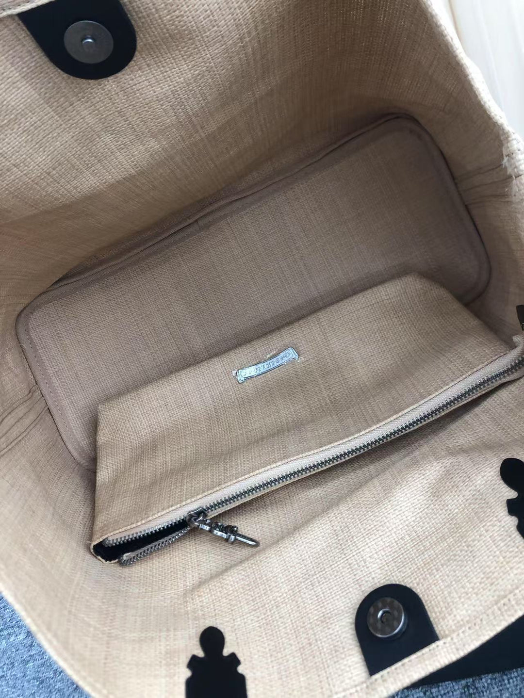Chrome Hearts woven large capacity shoulder bag