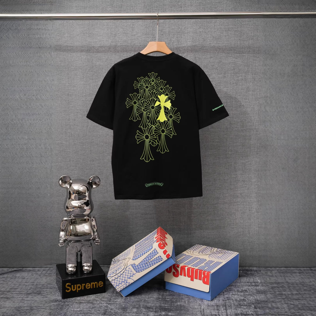 Chrome Hearts Summer Short-Sleeve Printed T-Shirt