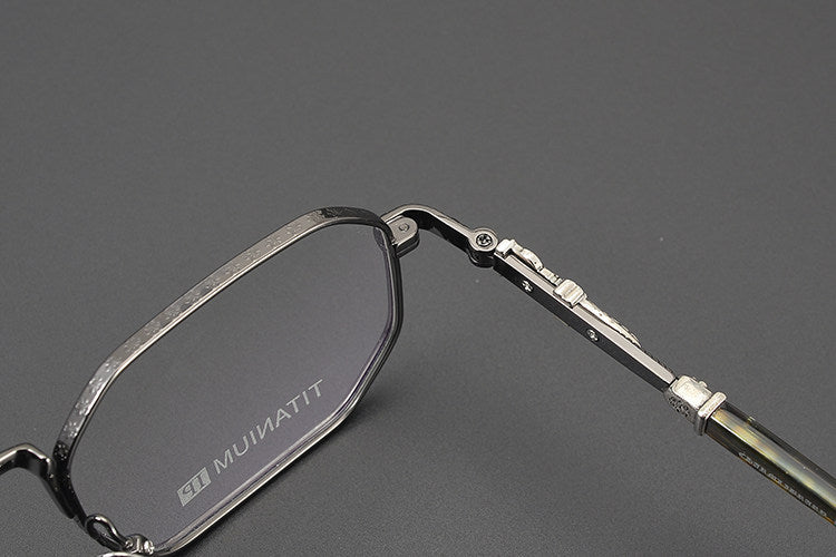 Chrome Hearts Polygonal Handcrafted Titanium Eyeglasses