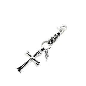 Chrome hearts cross sword keychain