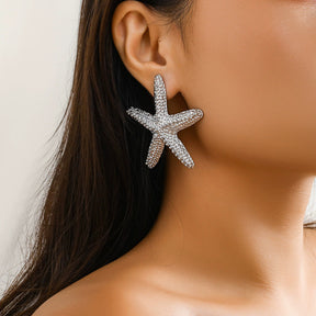 starfish necklace beach summer holiday earrings necklace