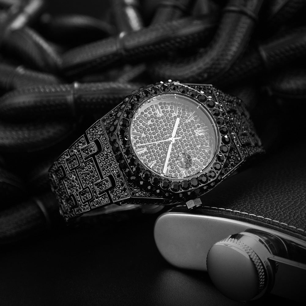 "Starry Sky" Diamond-Set Men's Quartz Watch