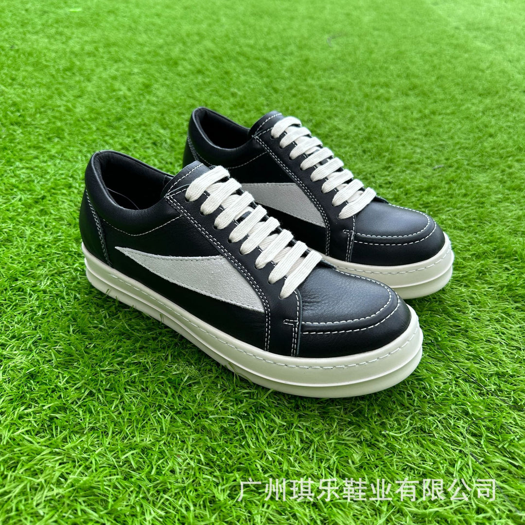 Little Triangle Genuine Leather Casual Skate Shoes