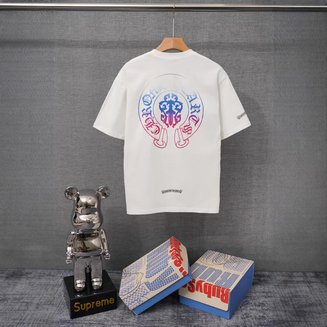 Chrome Hearts Summer Short-Sleeve Printed T-Shirt