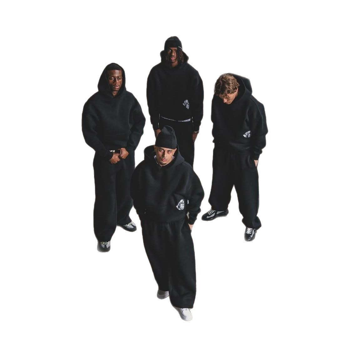 Unique CD embroidered hoodie sweatshirt and pants